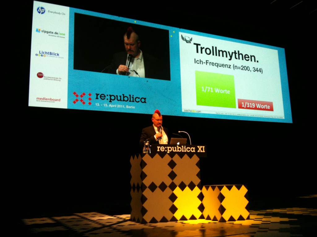 Sascha Lobo re:publica Social Media und Trolle