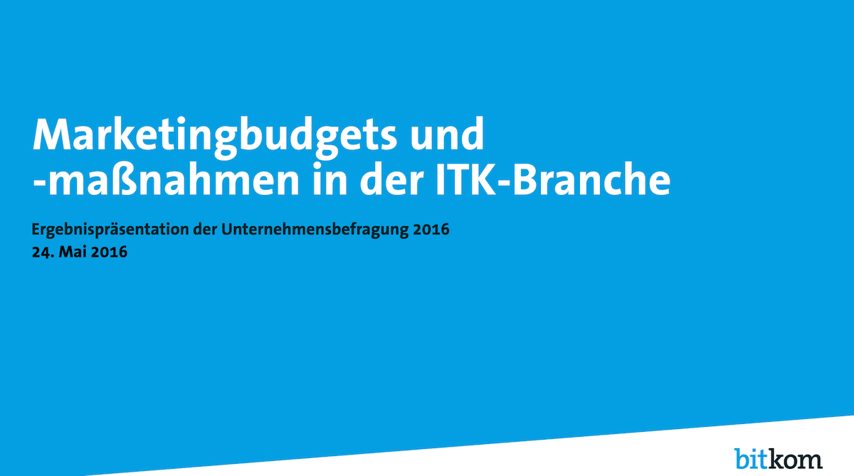 Marketingbudgets – Über zwei Drittel für Messen, Events & Online