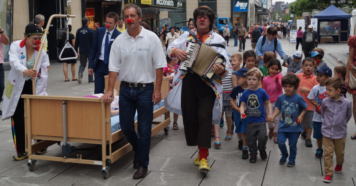 Clowndoktoren in Frankfurt 2015