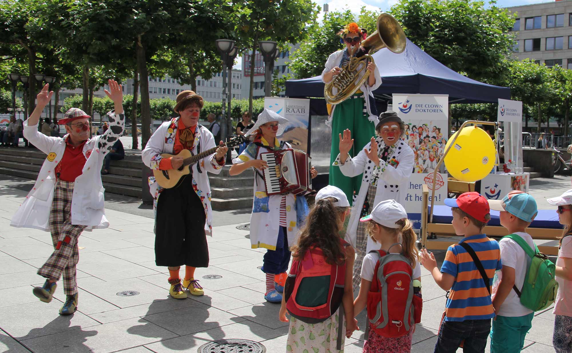 Tag der Clown Doktoren in Frankfurt