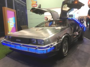 DeLorean aus Zurück in die Zukunft Dmexco 2017