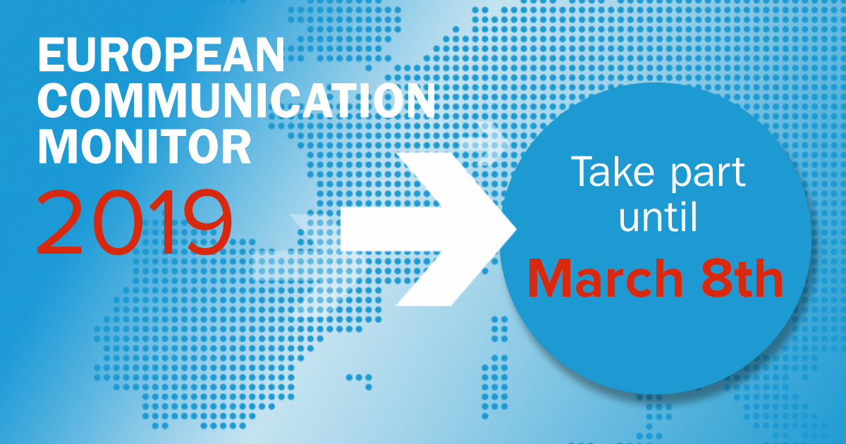 Jetzt mitmachen beim European Communication Monitor 2019