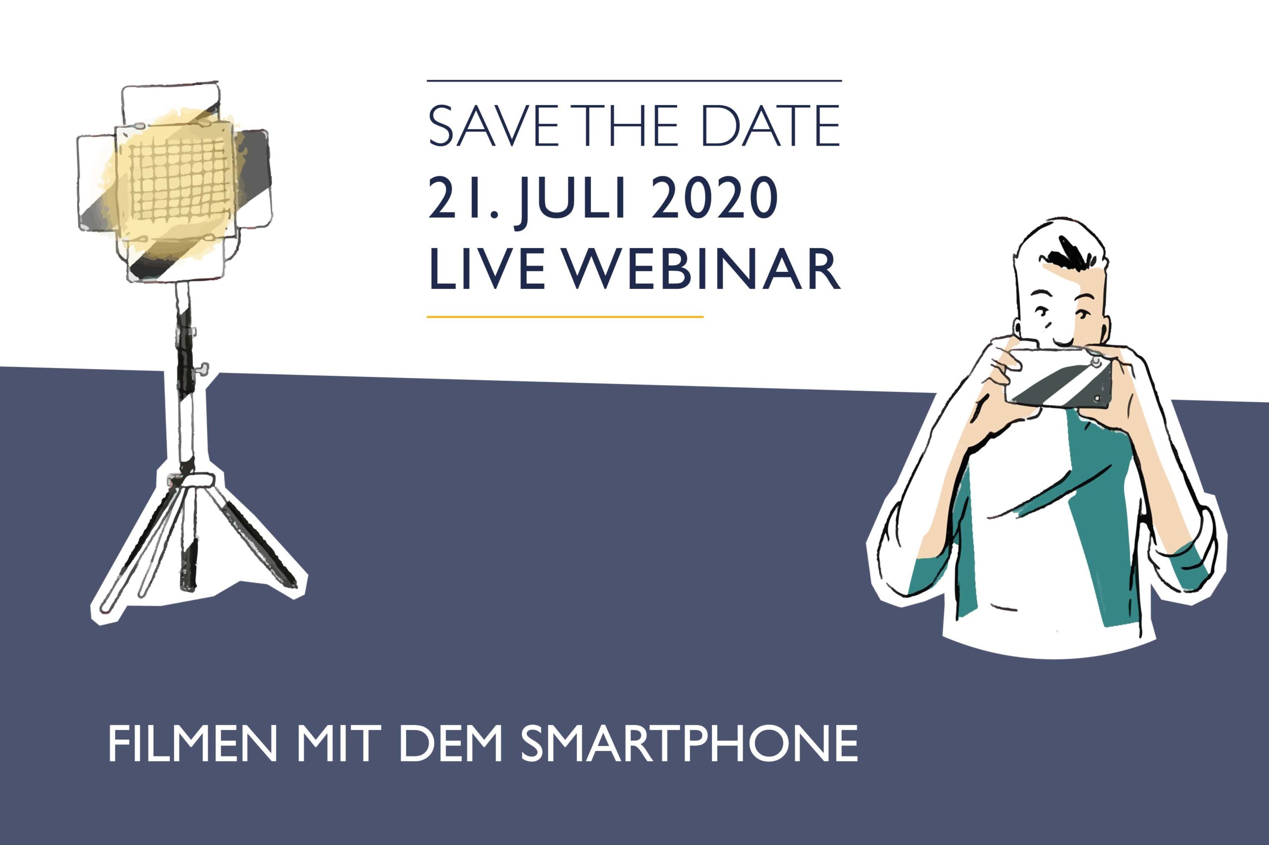 Filmen mit dem Smartphone – Webinar am 21. Juli 2020