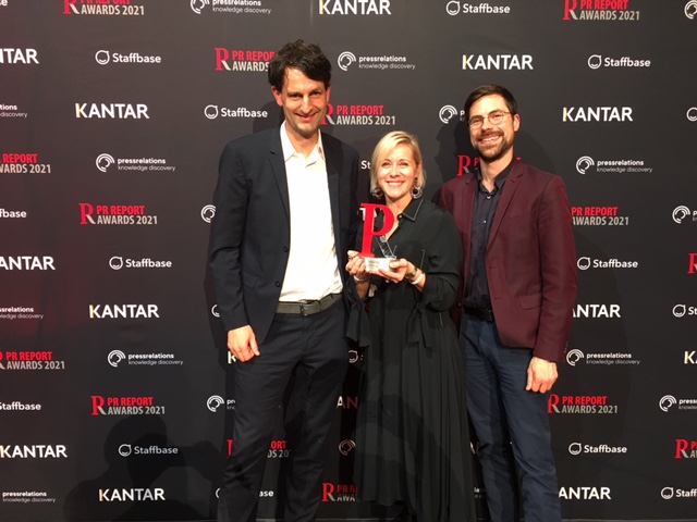 Fink und Fuchs beim PR Report Award 2021