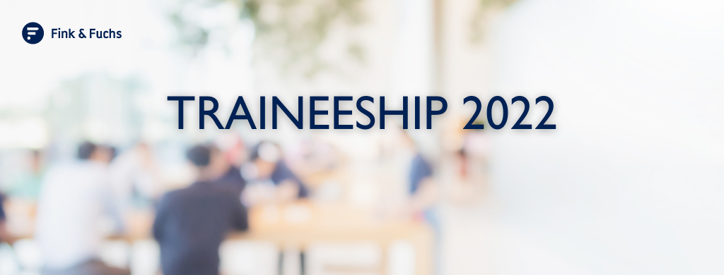 Traineeship 2022 Fink & Fuchs AG